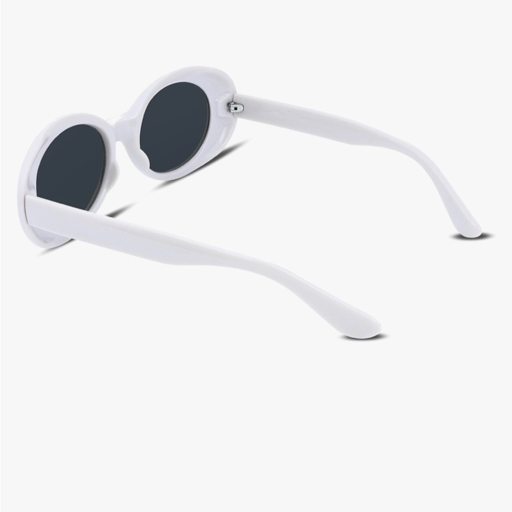 Retro Acetate White Frame Clout Goggles Sunglasses - Picture 4 of 10